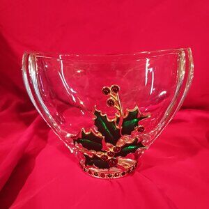 Teleflora Bohemian Czech Republic Crystal Vase
